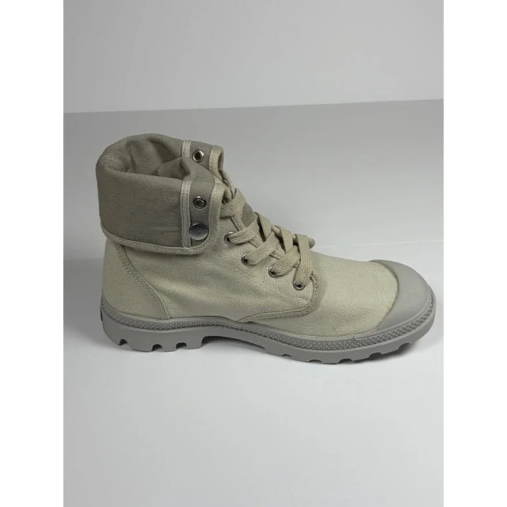 Palladium Baggy Boots Vapor Grey Canvas High Top Fold Down Men's 8 Streetwear
